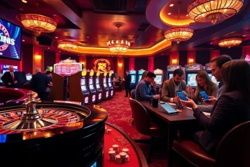 Engaging players at a nouveau casino en ligne français with exciting games and vibrant atmosphere.
